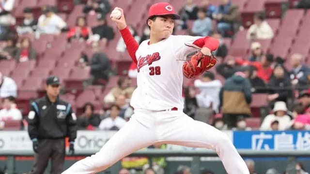 カープ赤木、先発候補に！新井監督「先発がふらふらした投球続くなら代役にも入ってくる」OP戦で高い奪三振率を記録