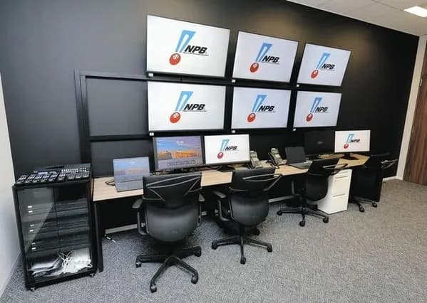 NPB「リプレーセンター」施設を公開　中継映像をコマ送りで確認可能