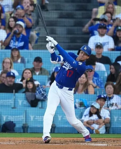 【MLB】大谷翔平　第2打席で右前打放ち3戦連続ヒット！今春初の二刀流出場で投手は4回まで圧巻11奪三振