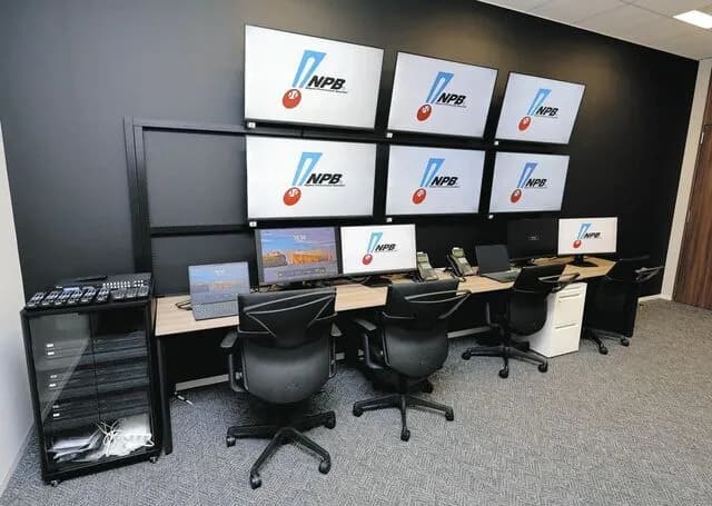 今季から新たに運用する 「リプレーセンター」施設内公開