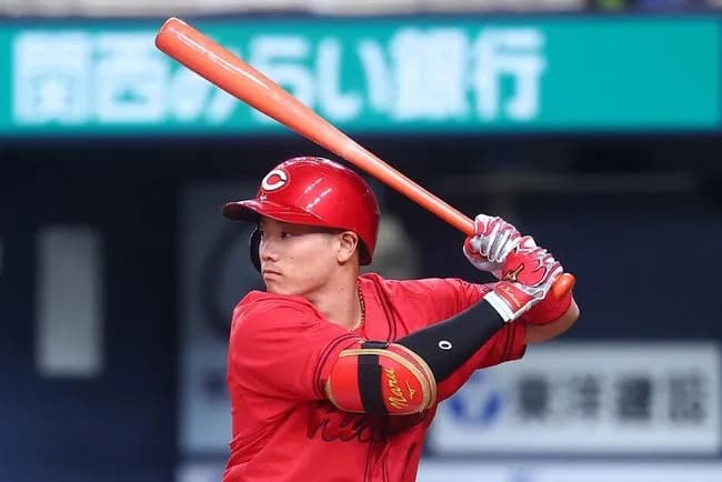 悲報 カープ小園、開幕スタメンショートルーキーに奪われる模様