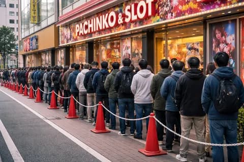 朝パチンコ屋に並んでいる奴見ると「うわぁ…」ってなるよな