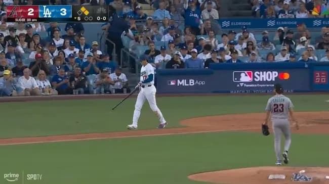 大谷翔平、第三打席は四球で出塁　今日ここまで2出塁