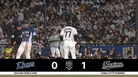 2026年シーズン初得点は松川のタイムリー！！ロッテ先制！