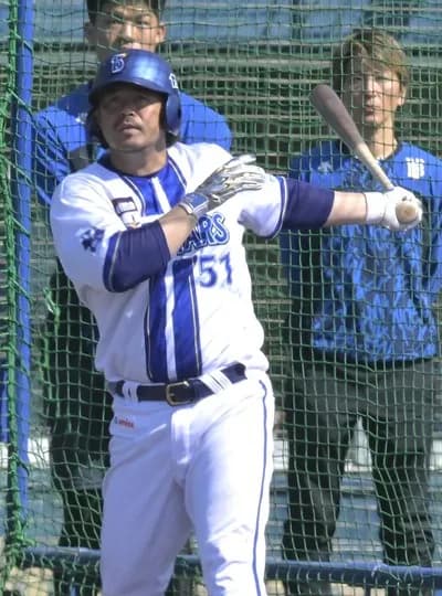 宮崎敏郎（De）.300 (4504-1353)  158本  575打点  2盗塁  OPS. 824  423三振