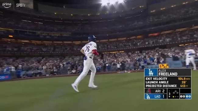 ドジャース・フリーランド、今季初スタメンでホームラン！！！！！！！！！！！！！！！！