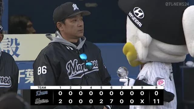 ロッテ、2桁得点で快勝！ チームメイトの弟を容赦なくボコるｗ
