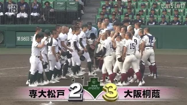 大阪桐蔭が４年ぶり決勝進出！智弁学園との近畿決戦へ　専大松戸を１点差で振り切る