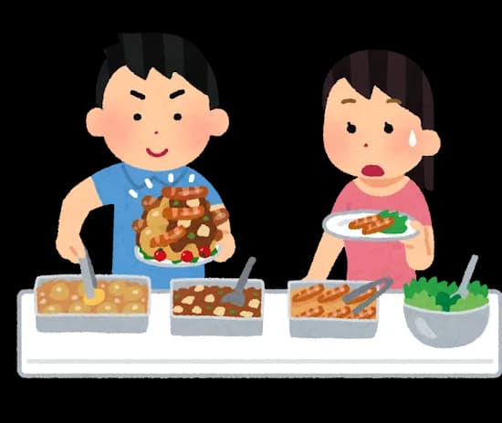 ホテルのビュッフェで食いまくってたら怒られた