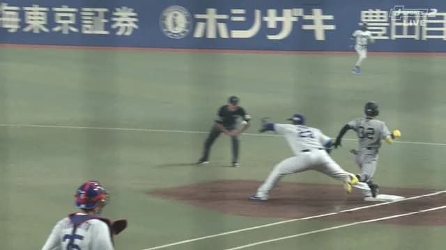 巨人・浦田、バントやめて当てにいってゲッツー