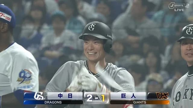 松本剛、貴重なタイムリーヒット！ サノーの横を抜けるｗ