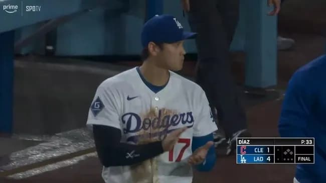 大谷翔平、今季初の『二刀流』出場で初勝利、雨の中6イニング無失点、初登板初勝利は8年ぶり、守護神ディアスが1点取られ無失点リレーはならず