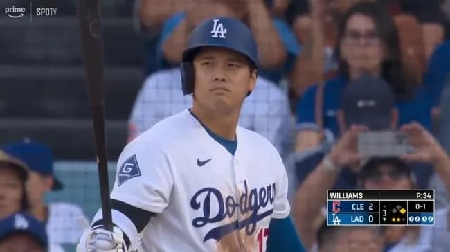 大谷翔平（.167　0打点　0本）四球、空三振、二併打、空三振　👈不調かな？