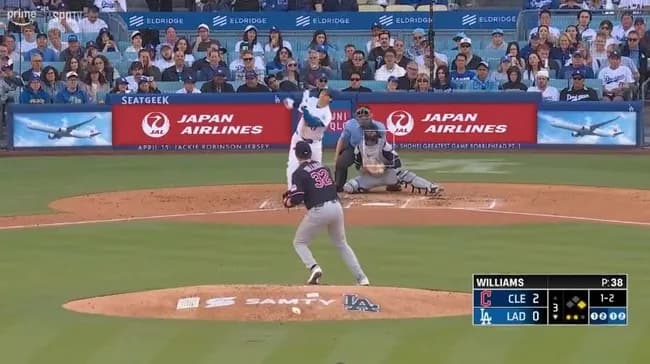 大谷翔平、第二打席は空振り三振