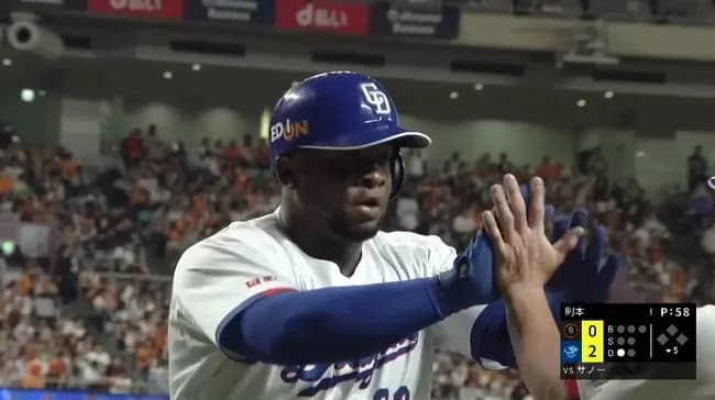 【中日対巨人3回戦】中日・サノー、巨人・則本から第2号先制2ランホームランン！！！！！！！！！！！！！！！！