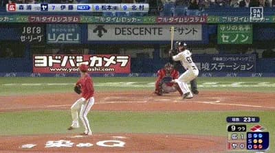 【ヤクルト対広島2回戦】ヤクルトが九回逆転サヨナラ勝ちで開幕５連勝！伊藤が劇的逆転サヨナラ２点適時打！