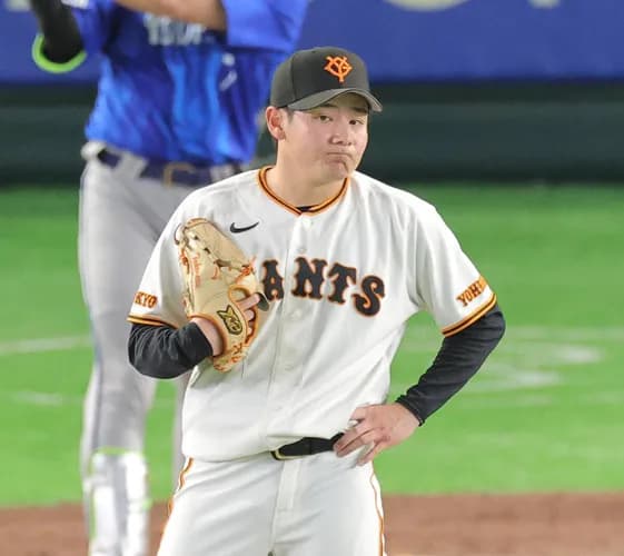 巨人ドラ1竹丸、プロ野球68年ぶり新人開幕投手2戦2勝ならず　5回3失点　まさかのキャベッジ落球から追加点献上