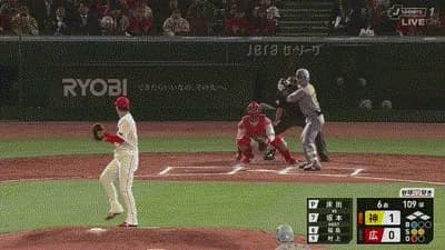 【広島対阪神1回戦】阪神、6回表1アウト満塁から坂本の犠牲フライで1点追加！リードを2点に広げる！！！！！！！！！！！！！