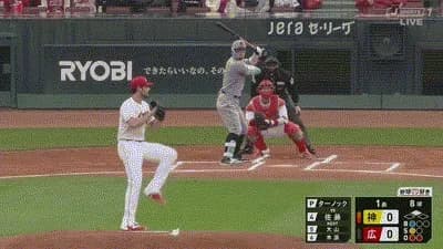 【広島対阪神2回戦】阪神、初回2アウト二塁から佐藤輝明のタイムリーで1点先制！！！！！！！！！！！！！！