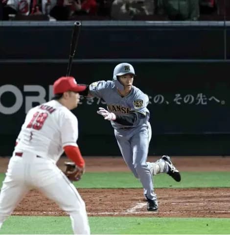 阪神　プロ初スタメンの福島がプロ初安打で長打をマーク　持ち味の快足を飛ばし流し打ちで左翼への二塁打