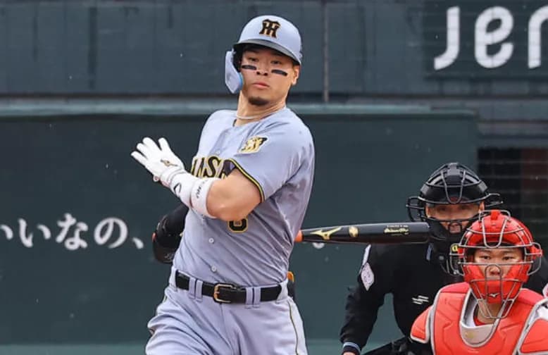 佐藤輝明、本日3安打猛打賞！！！打率.355に