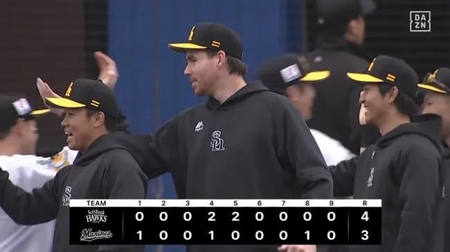 【ロッテ対ソフトバンク3回戦】ソフトバンクが開幕3カード連続勝ち越し 貯金5で首位ガッチリ！今宮が2本の適時打2打点＆猛打賞 栗原がⅤ犠飛 松本裕9回のピンチを凌ぐ