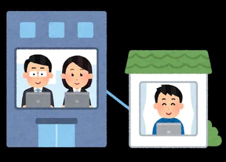 在宅勤務ワイ、ベッドの中でチャットを返すだけ