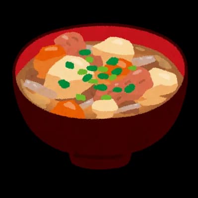 豚汁にサツマイモの角切り入れてもいいですか？
