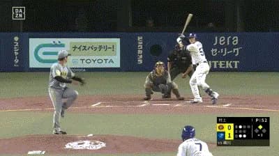 【中日対阪神1回戦】中日、3回裏2アウト二塁から細川成也のタイムリーツーベースでリードを2点に広げる！！！！！！！！！！！！！！