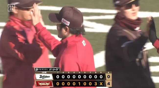 【楽天対オリックス5回戦】楽天がオリックスに２連勝でＡクラス浮上　完封リレーで貯金１　滝中瞭太が７回途中無失点で今季初勝利　小郷裕哉が先制打