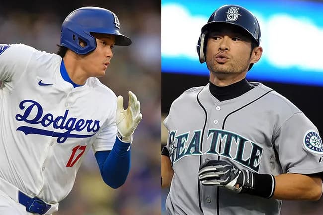 大谷9人vsイチロー9人