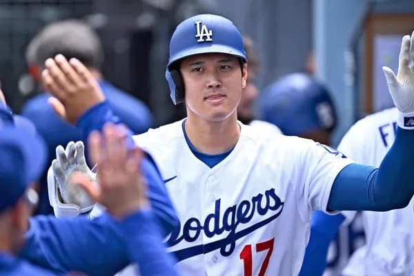 大谷翔平.286 5本 10打点 OPS.996
