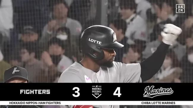 【ロッテ対日本ハム6回戦】ロッテ、6回裏2アウト一三塁から代打・ポランコのタイムリーで1点勝ち越し！！！！！！！！！！！！！！