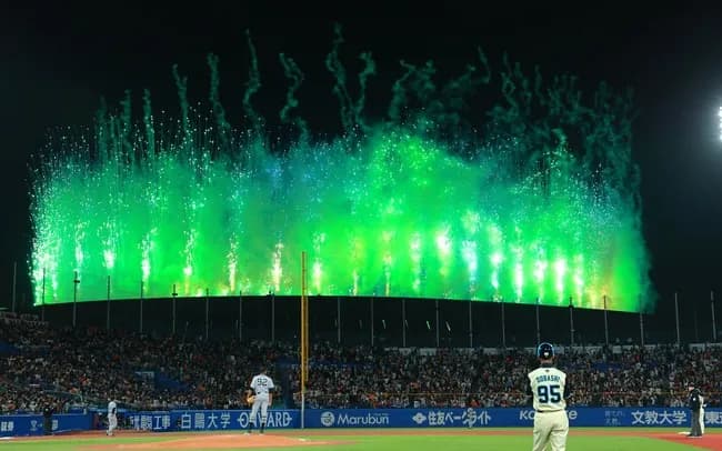 【画像】昨日のヤクルト戦で突然上がった花火wwwwwwwwwwwwwwwwwwwwwwwwwwwwwwwwwwwwwwwwwwwwwwww
