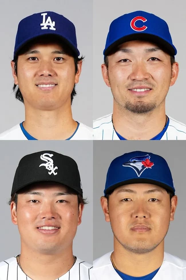 大谷 .237 5本／鈴木.294 3本／村上.250 11本／岡本.237 5本