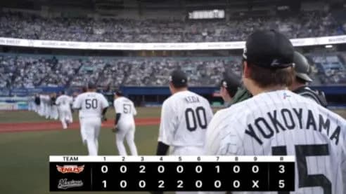 ロッテ・横山、パ・リーグ史上初３球セーブｗｗｗｗｗｗ