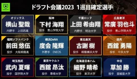 【悲報】NPBドラ1“ガチの大凶作年”、ついに見つかるｗｗｗ
