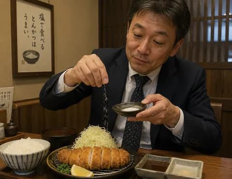 【議論】とんかつを塩で食うのって美味いけど「これは食いたいモノじゃない」ってなるんよね