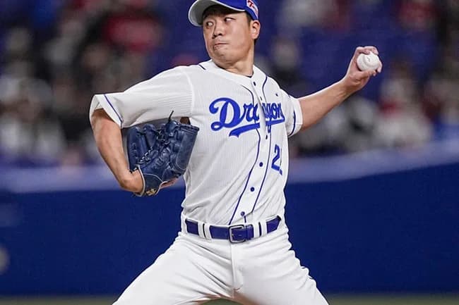 ドラゴンズ大野サウスポー（37） 7試合5勝1敗 防御率 1.17