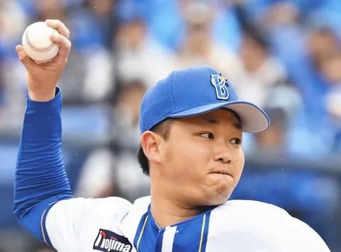DeNA石田裕太郎　2勝5敗　防御率2.40　援護率2.22