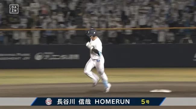 【西武対ロッテ10回戦】西武・長谷川信哉、ロッテ・ジャクソンから第5号勝ち越し2ランホームラン！！！！！！！！！！！！！！！！
