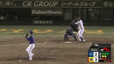 【阪神対中日10回戦】阪神、5回裏2アウト一二塁から大山のタイムリーでリードを再び2点差に広げる！！！！！！！！！！！！