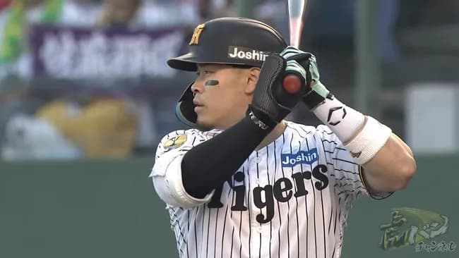 佐藤輝明.373(153-57) 12本 35打点 出.453 OPS1.198←これ
