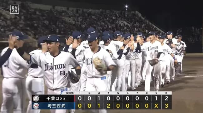 西武ライオンズ また勝利首位 ネビン復帰後12勝3敗
