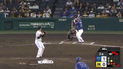 【阪神対中日11回戦】中日・山本泰寛、阪神・茨木から今季第1号3ランホームラン！！！！！！！！！！！！！！！！！！