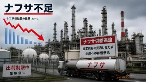 有識者「経営者として言う。ナフサ不足を戦争のせいにするな。悪いのは調達ルートを確保出来ない経営者」