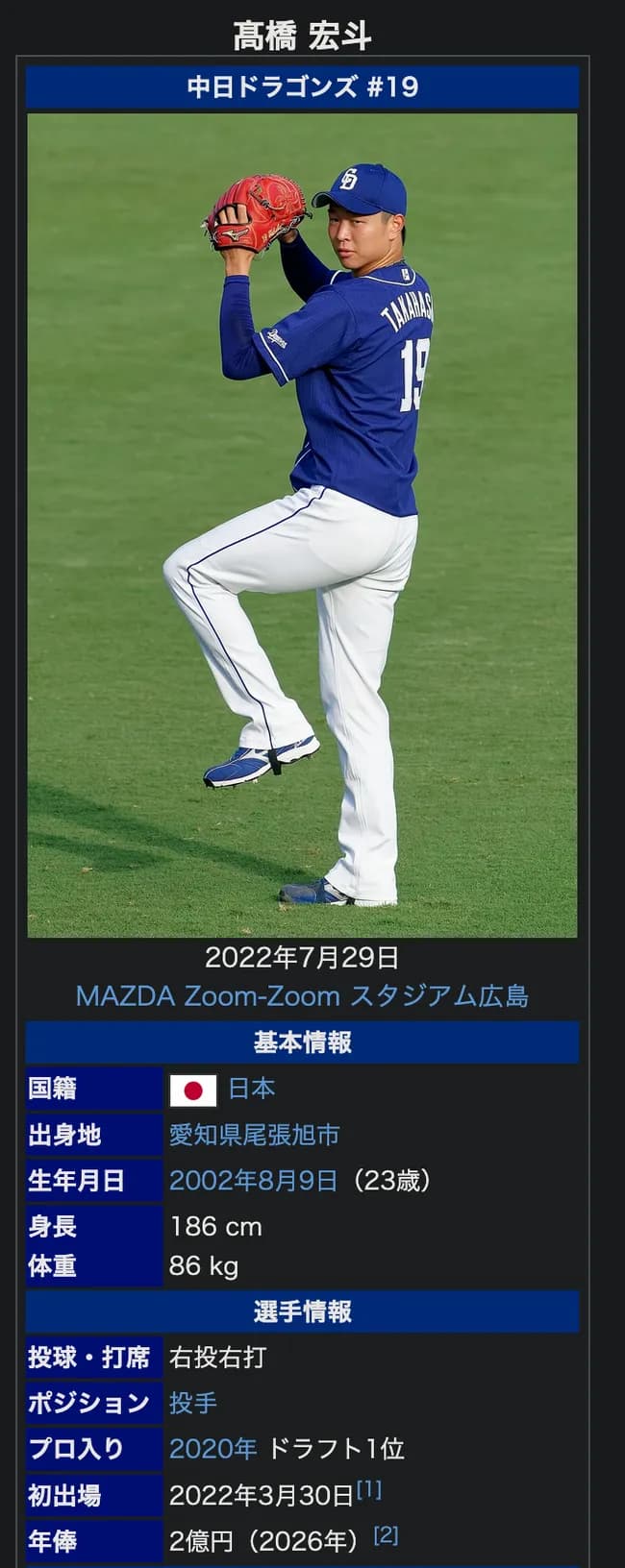 高橋宏人 1勝6敗 2億円←これ