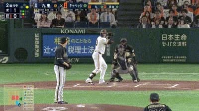 【巨人対オリックス1回戦】巨人・キャベッジ、オリックス・九里から第10号逆転2ランホームラン！！！！！！！！！！！！！！！！！！！！！！！！！