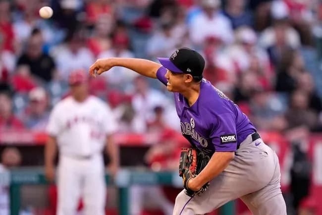 ロッキーズ菅野智之５回２失点、大量援護を受け５勝目の権利持って降板　エンゼルス戦で力投