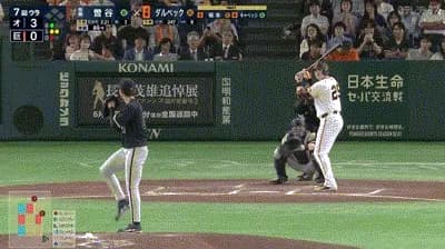 【巨人対オリックス2回戦】巨人・ダルベック、オリックス・曽谷から第９号ソロホームラン！２点差に迫る！！！！！！！！！！！